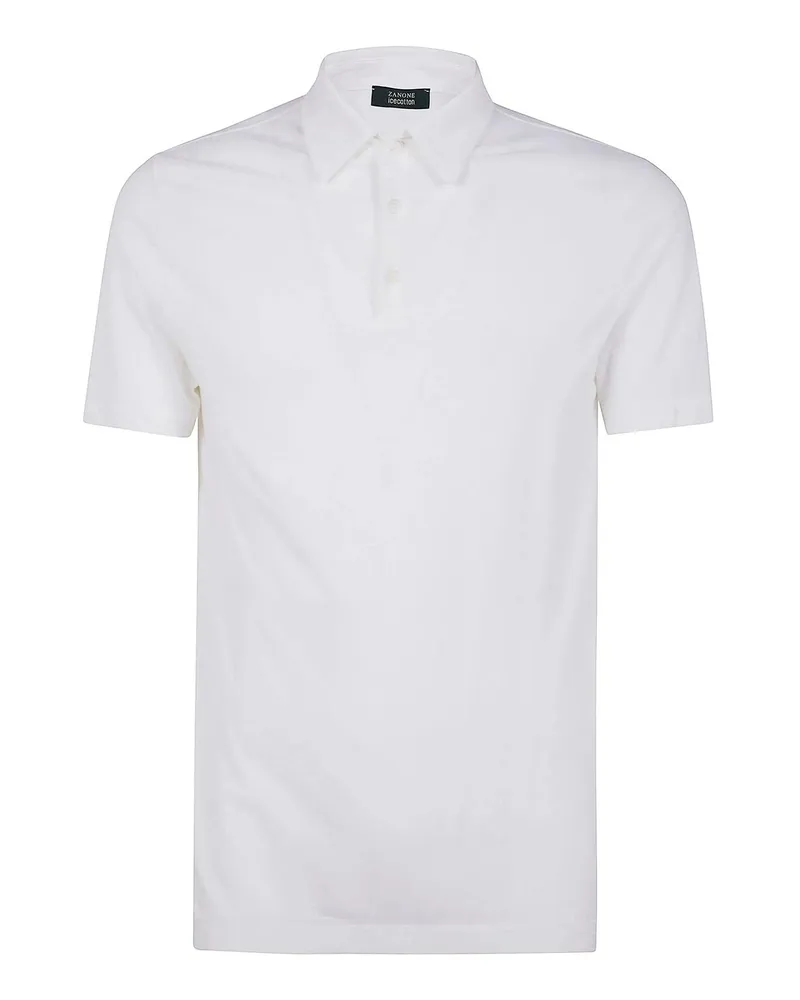 Zanone Poloshirt - Weiß Weiß