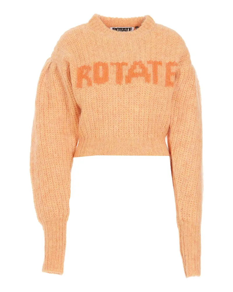 ROTATE Birger Christensen Sweatshirt - Orange Orange