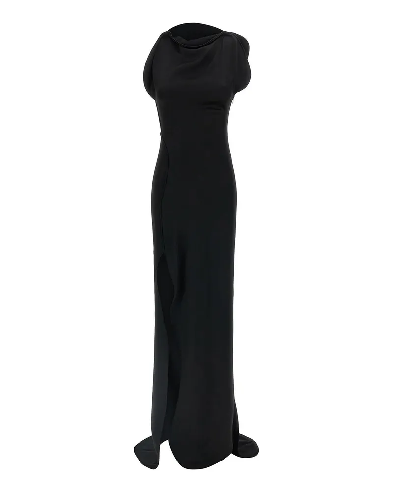 Victoria Beckham Knielanges Kleid - Schwarz Schwarz