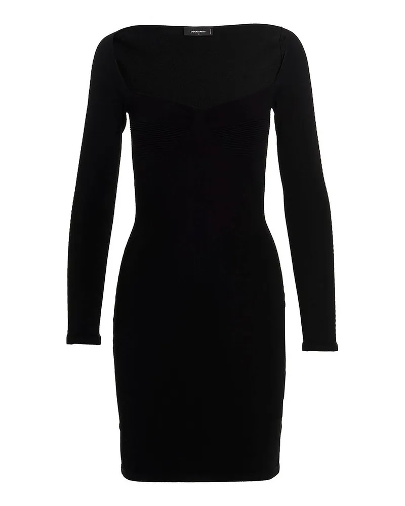 Dsquared2 Kurzes Kleid - Schwarz Schwarz