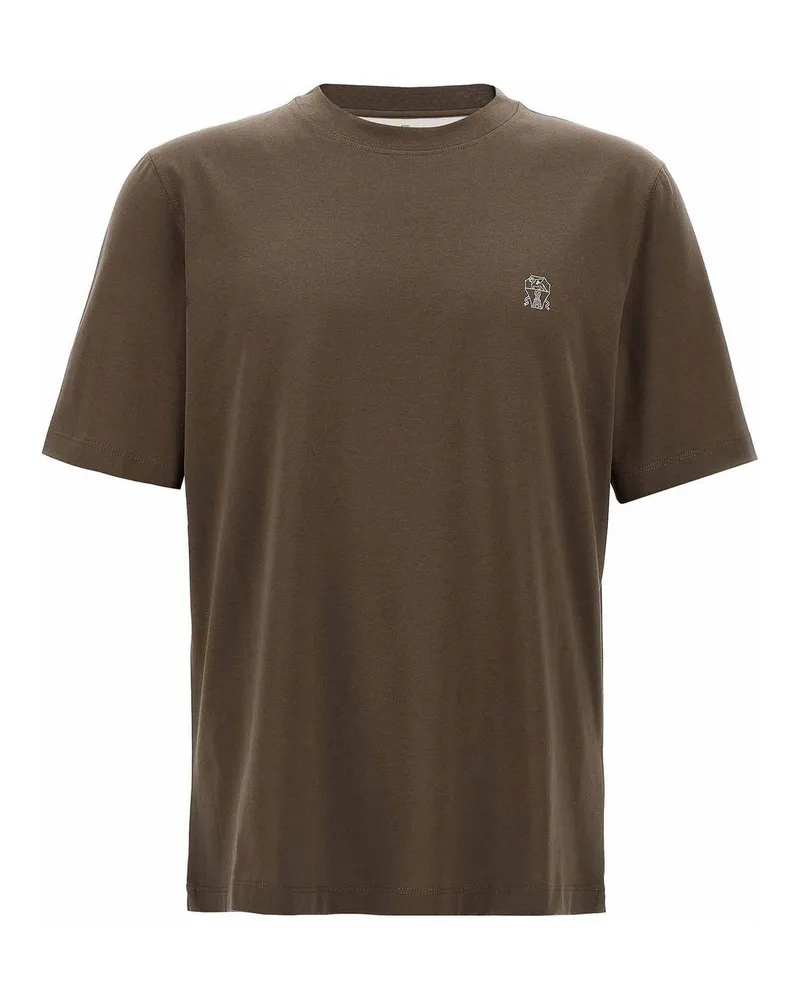 Brunello Cucinelli T-Shirt - Braun Braun