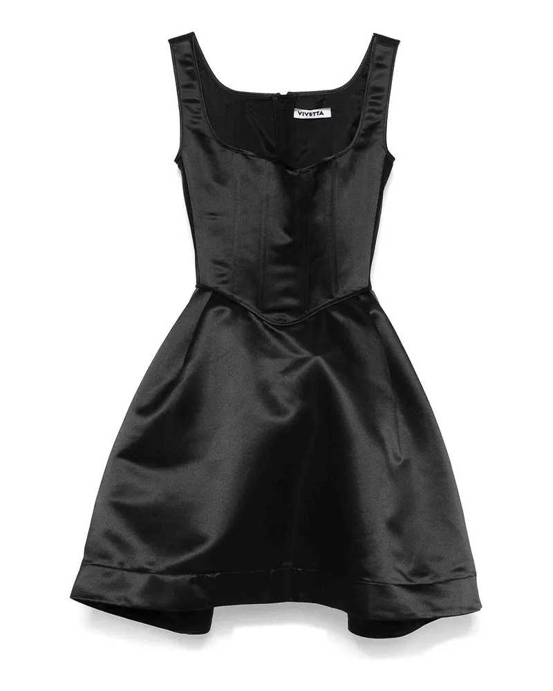 Vivetta Kurzes Kleid - Schwarz Schwarz