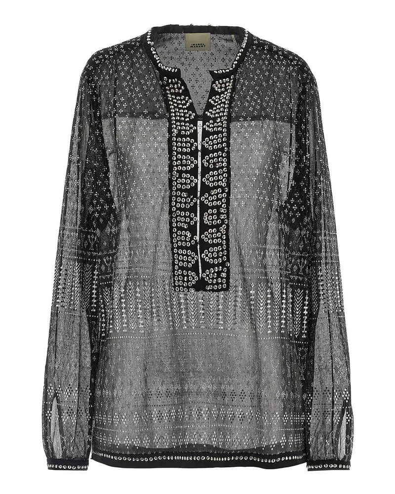 Isabel Marant Bluse - Schwarz Schwarz