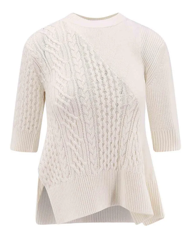 Sacai U-Boot-Pullover - Beige Beige