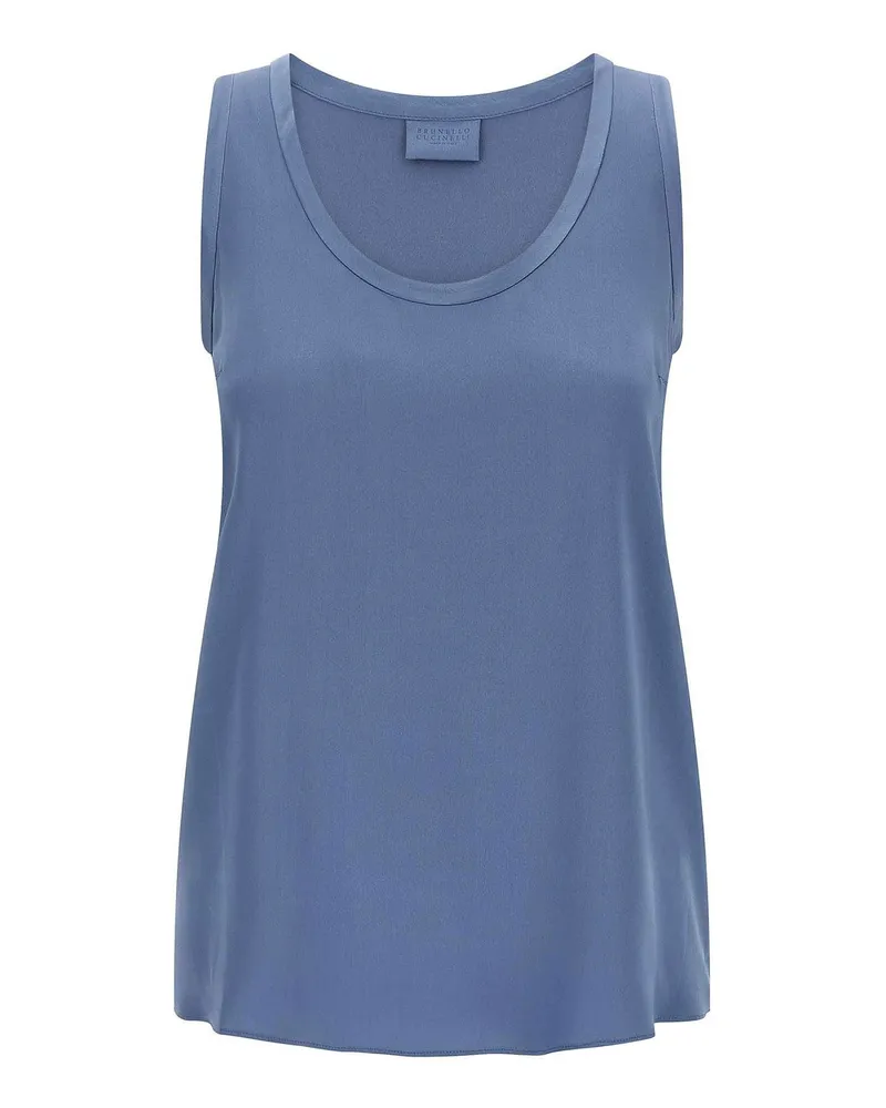 Brunello Cucinelli Top - Blau Blau