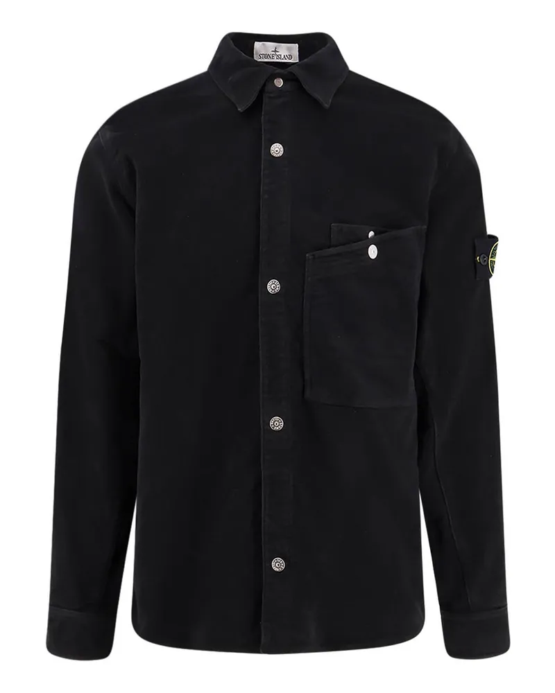 Stone Island Hemd - Schwarz Schwarz