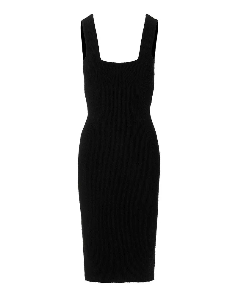 WARDROBE.NYC Wardrobe. NYC Knielanges Kleid - Schwarz Schwarz