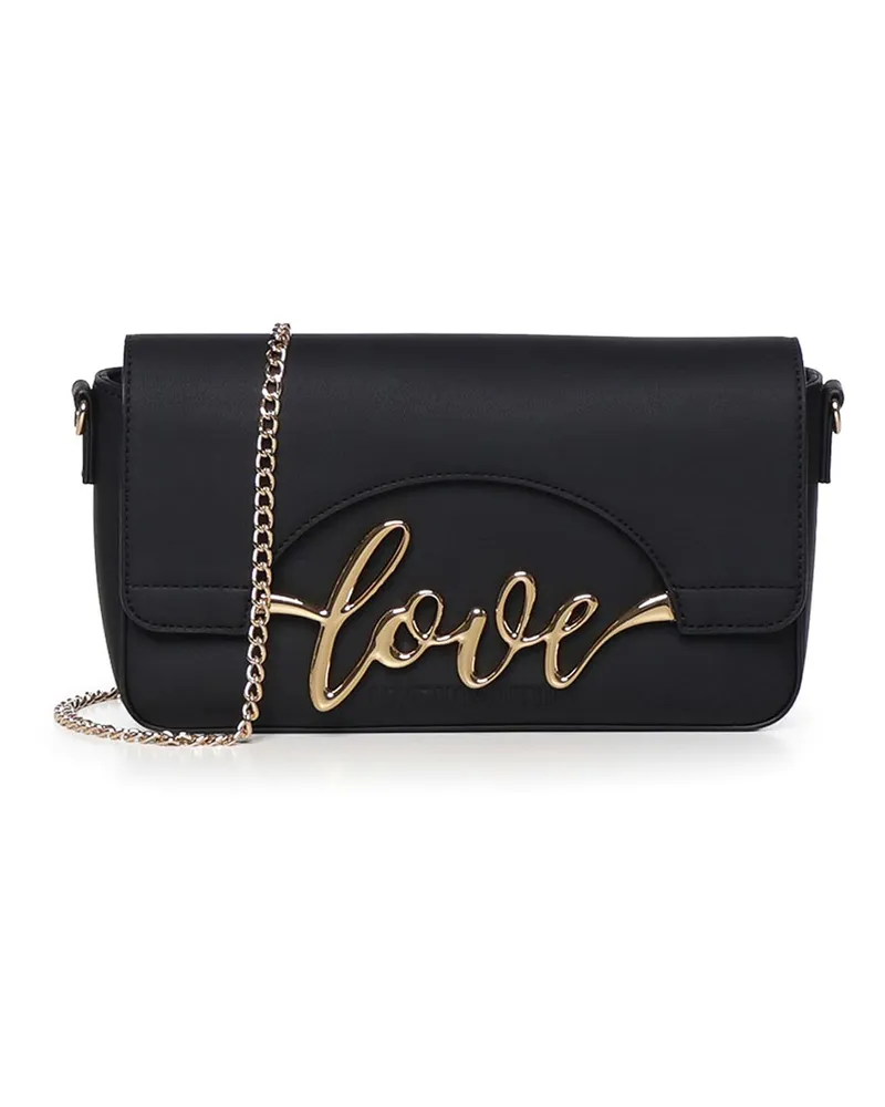 Moschino Schultertasche - Schwarz Schwarz