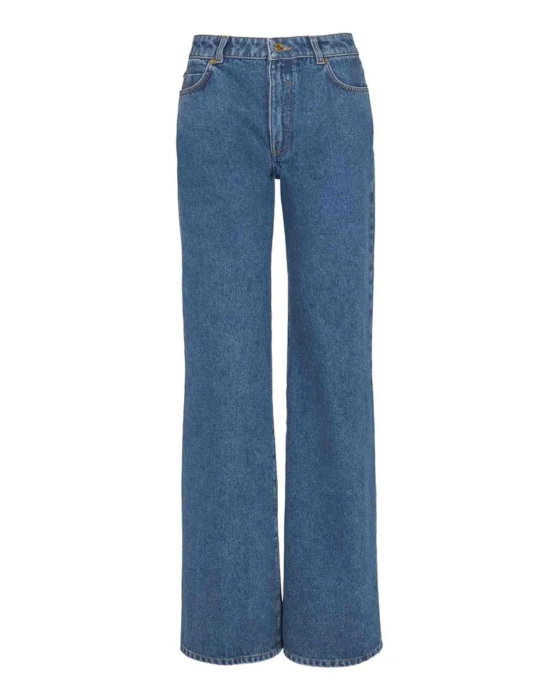 Balmain Straight Leg Jeans - Hellbeige Hellbeige