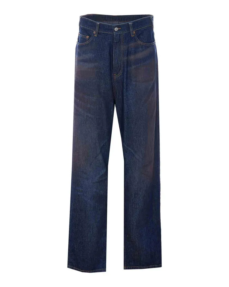 Maison Margiela Straight Leg Jeans - Blau Blau