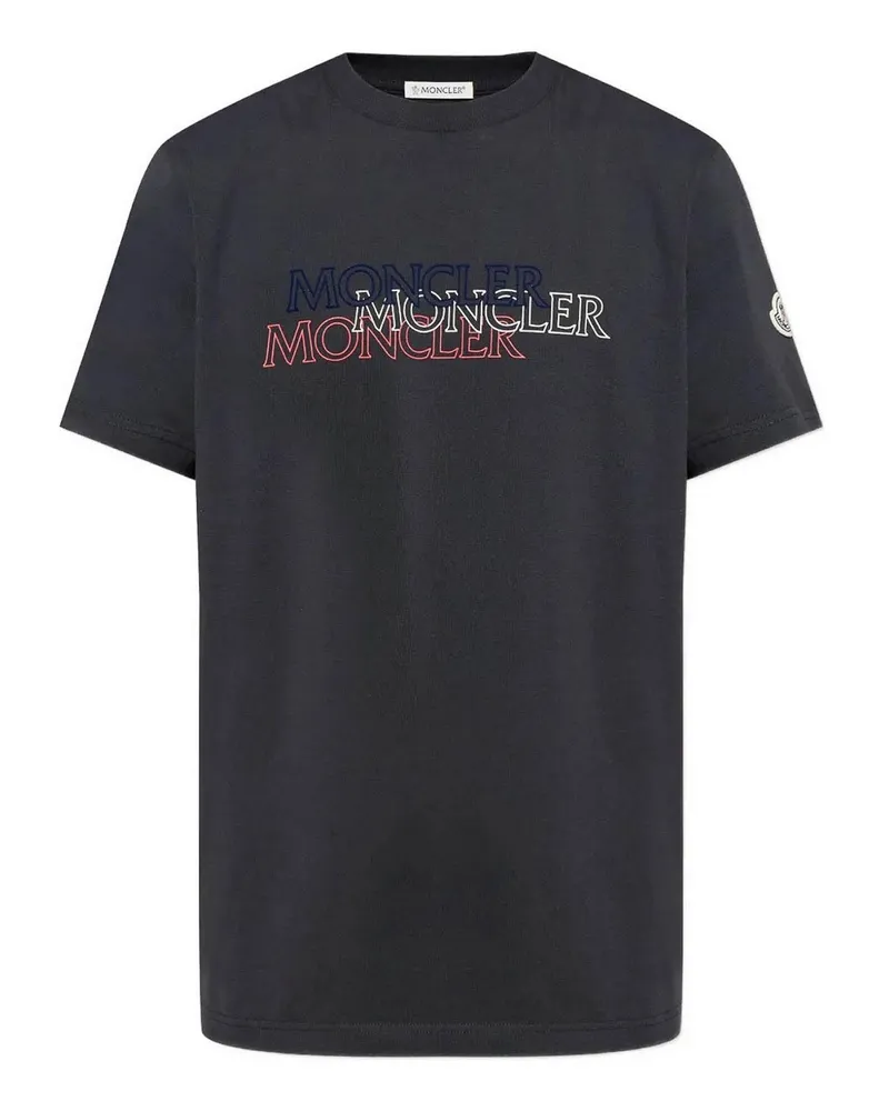 Moncler T-Shirt - Schwarz Schwarz