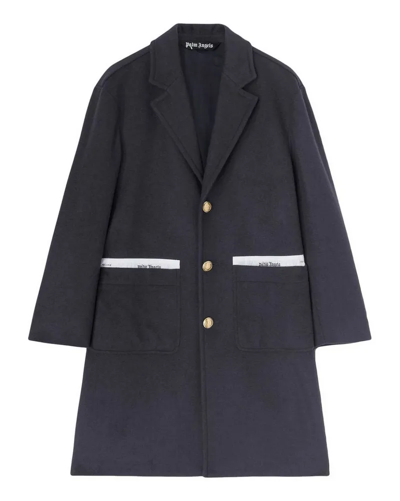 Palm Angels Kurzer Mantel - Blau Blau