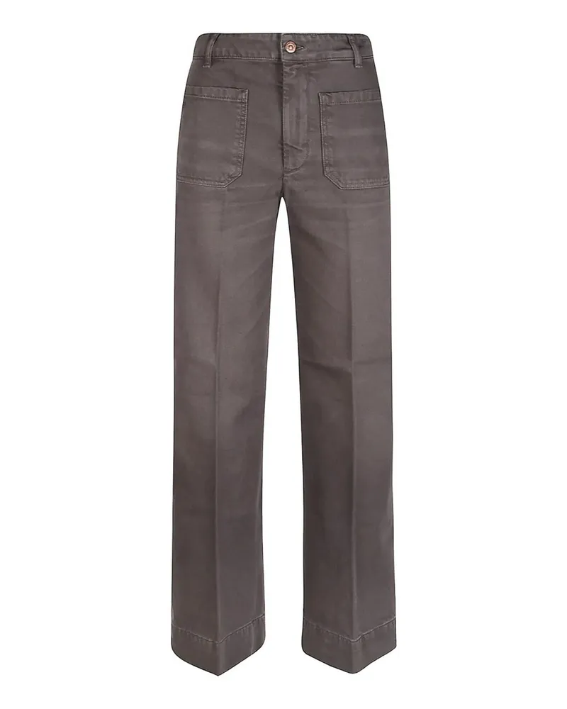 Victoria Beckham Straight Leg Jeans - Grau Grau