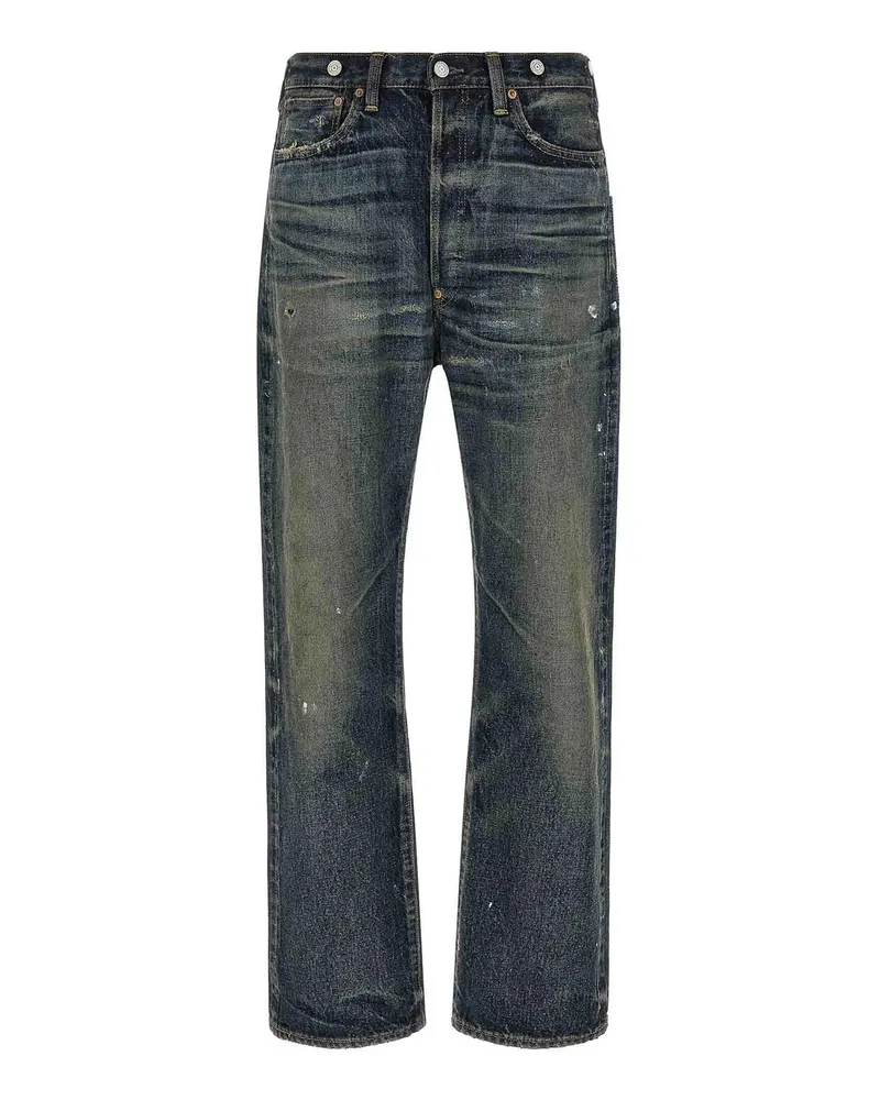 Junya Watanabe Straight Leg Jeans - Blau Blau