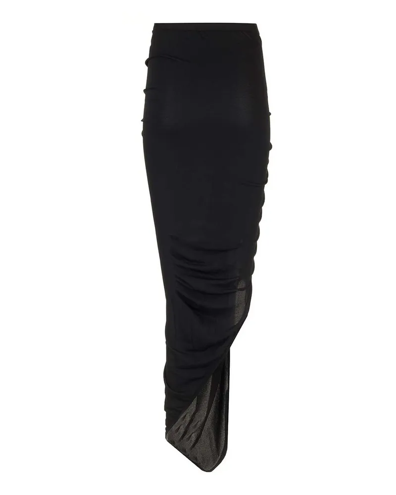 Rick Owens Midirock - Schwarz Schwarz