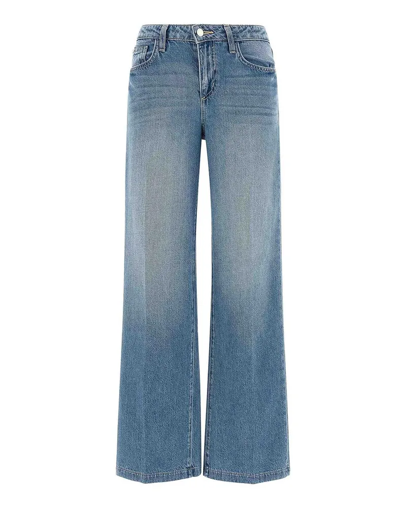 L'Agence Straight Leg Jeans - Blau Blau