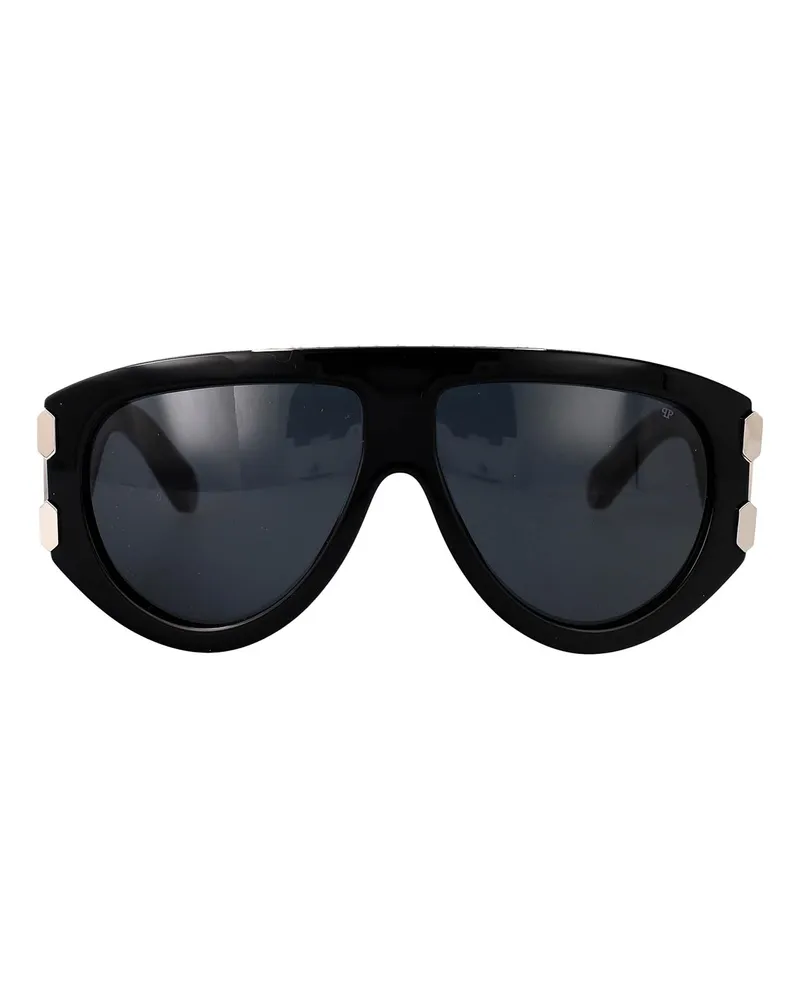Philipp Plein Sonnenbrille - Schwarz Schwarz