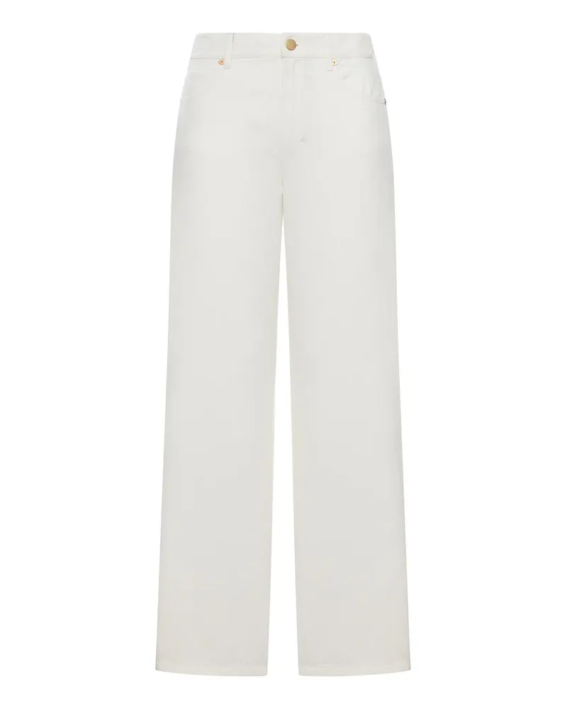 Max Mara Casual Hose - Weiß Weiß