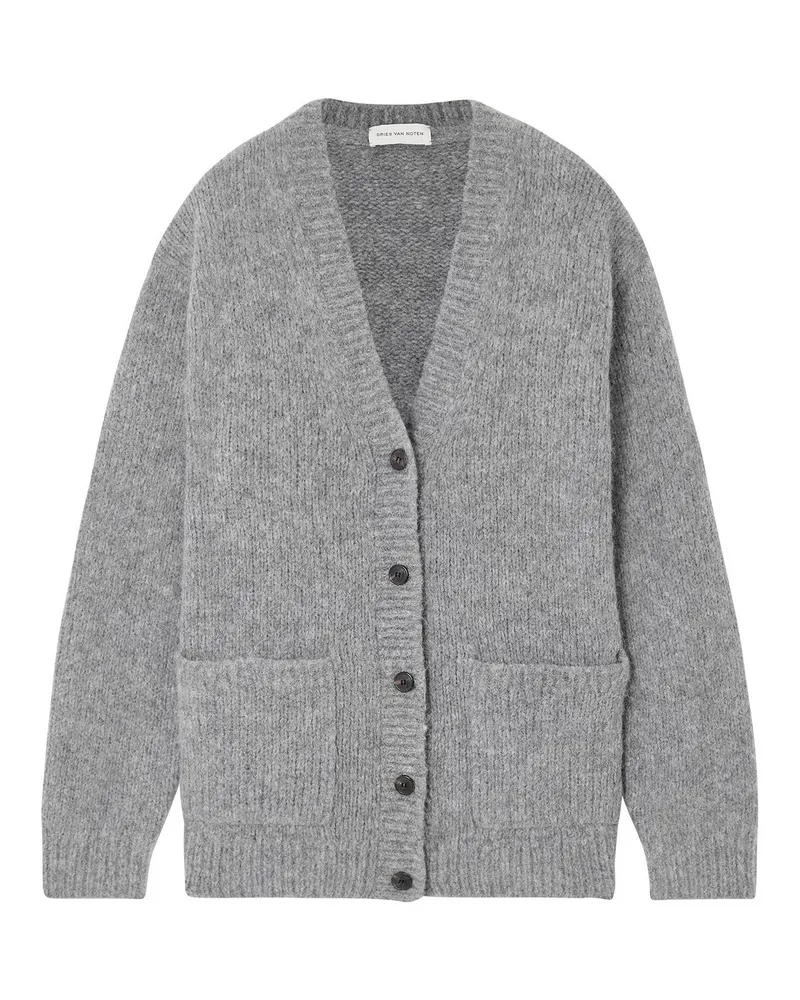 Dries van Noten Cardigan - Grau Grau