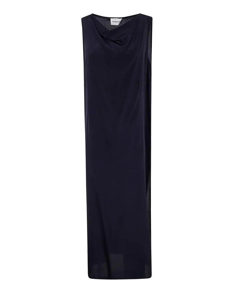 P.A.R.O.S.H. P. A.R. O.S. H. Knielanges Kleid - Blau Blau