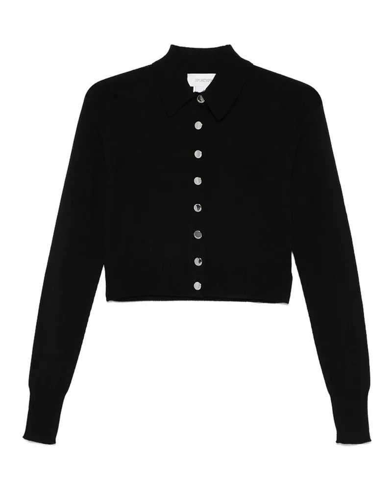 SPORTMAX Rundhalspullover - Schwarz Schwarz
