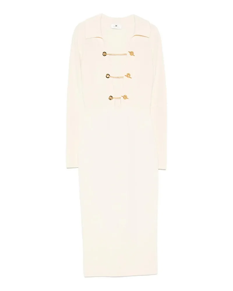 Elisabetta Franchi Knielanges Kleid - Beige Beige