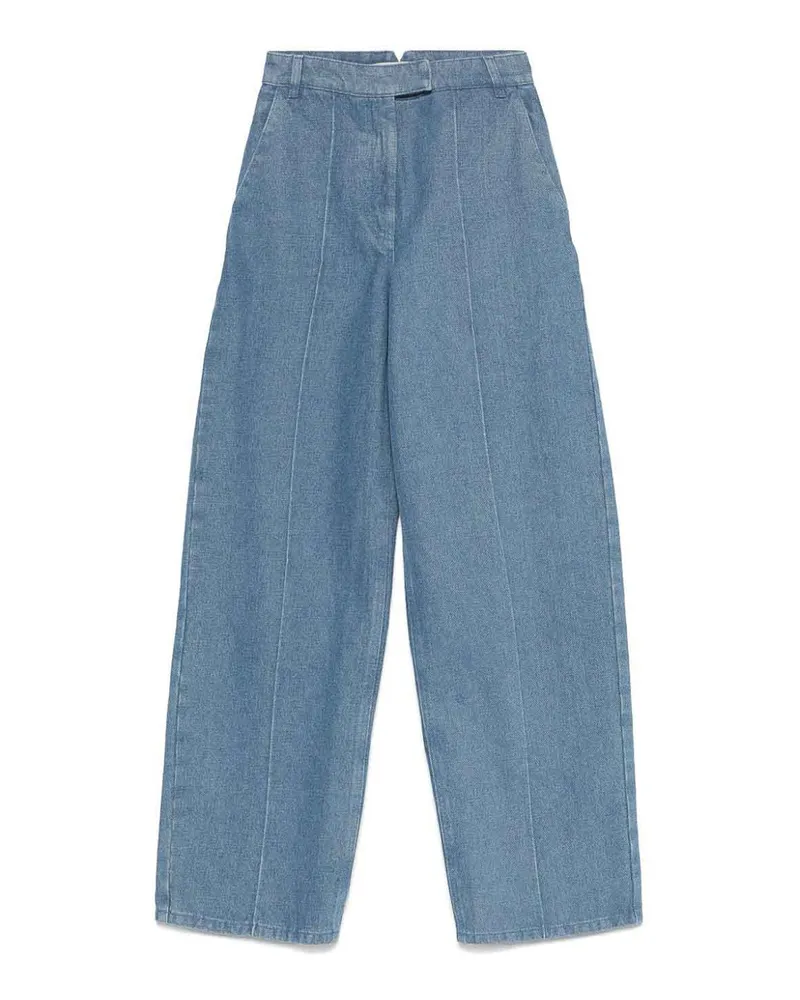 ROTATE Birger Christensen Straight Leg Jeans - Blau Blau