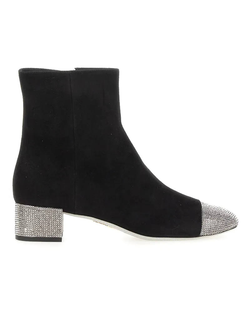 René Caovilla Stiefel - Schwarz Schwarz