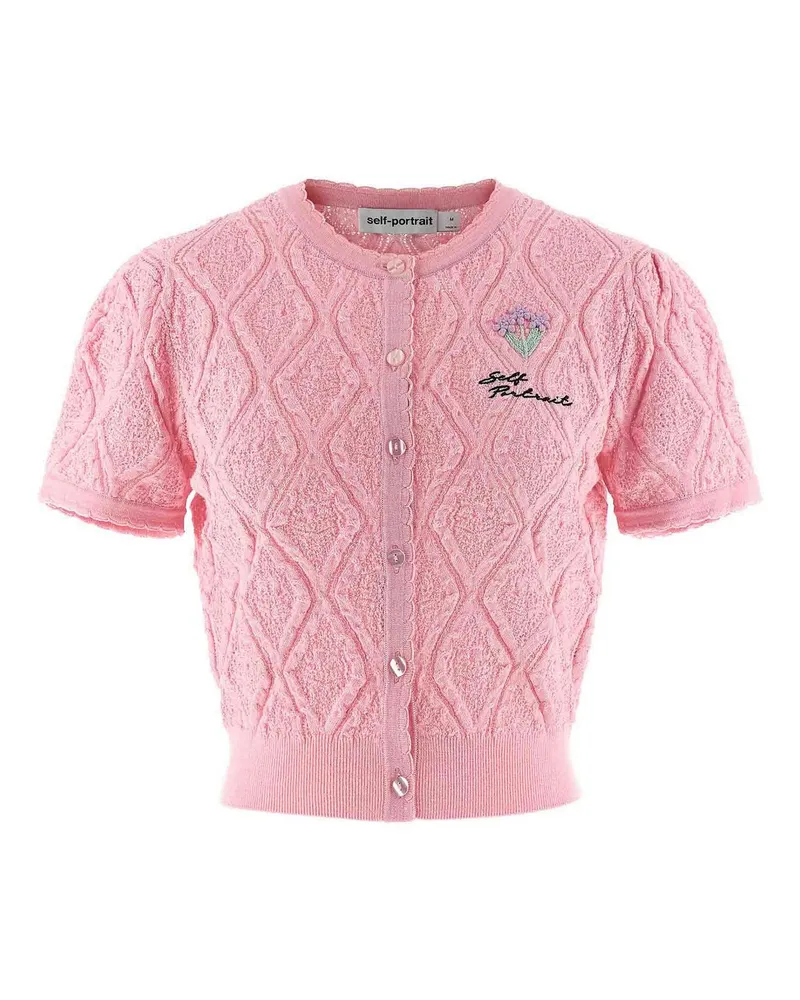 Self-Portrait Top - Nude Nude