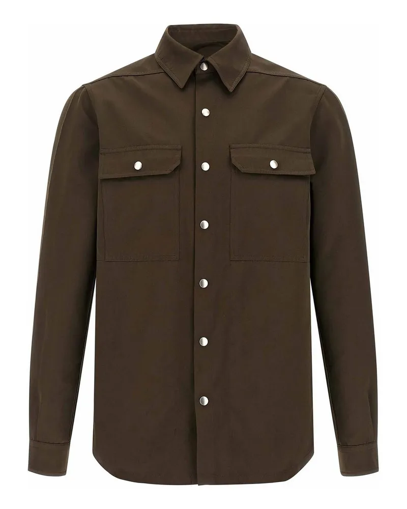 Rick Owens Hemd - Braun Braun