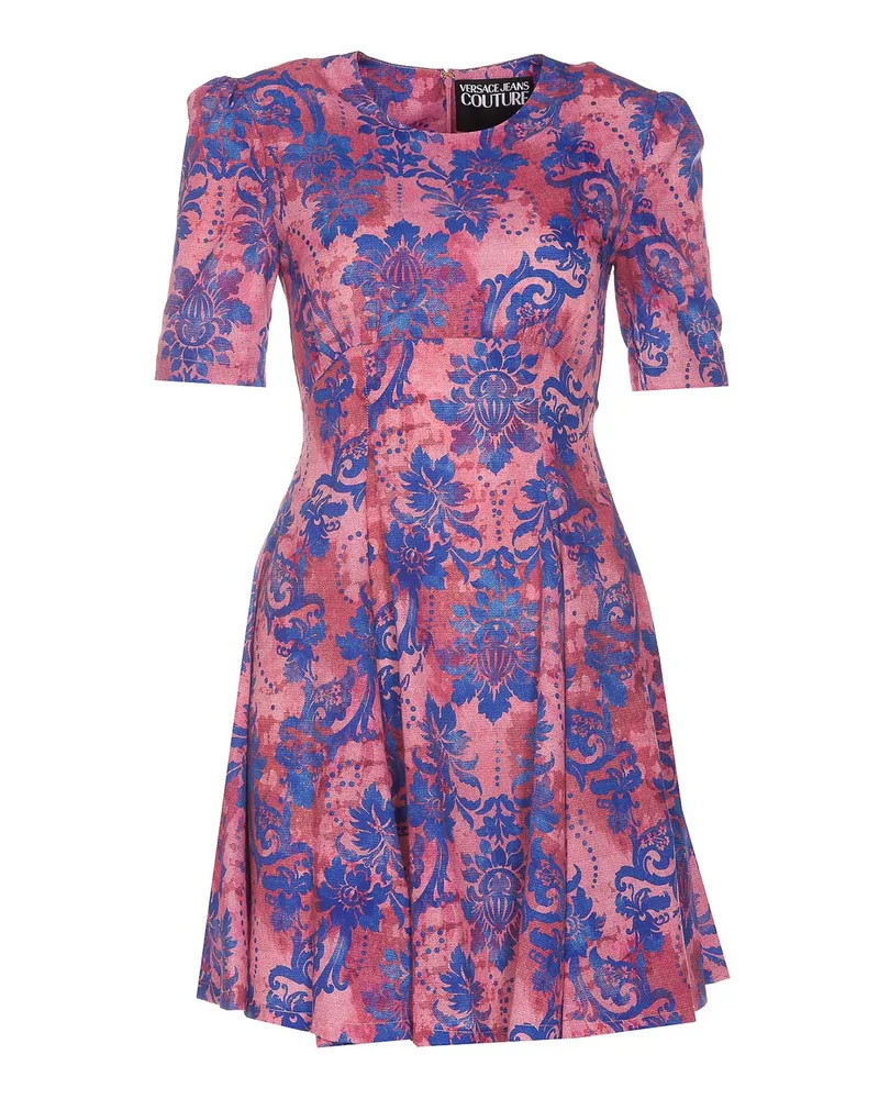 Versace Jeans Knielanges Kleid - Lila Lila