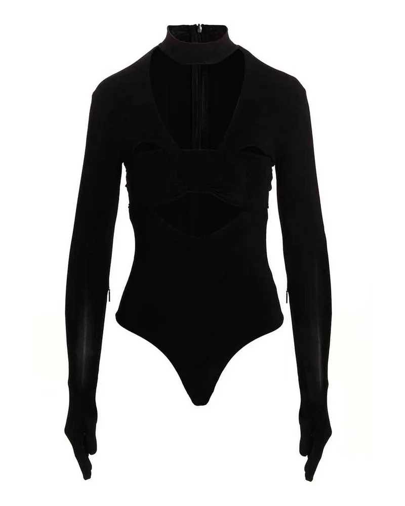 AMBUSH Top - Schwarz Schwarz