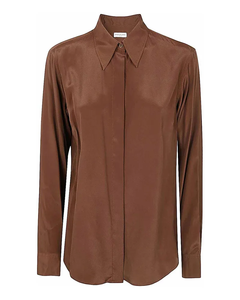 Dries van Noten Hemd - Braun Braun