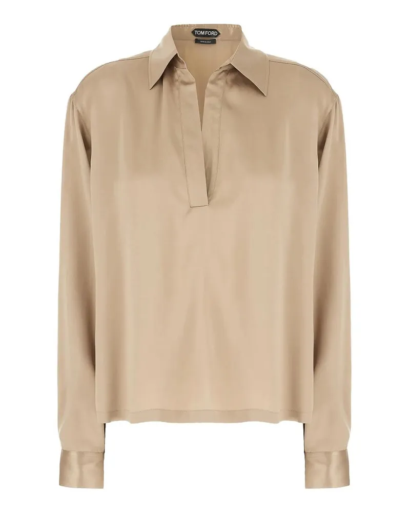 Tom Ford Poloshirt - Nude Nude