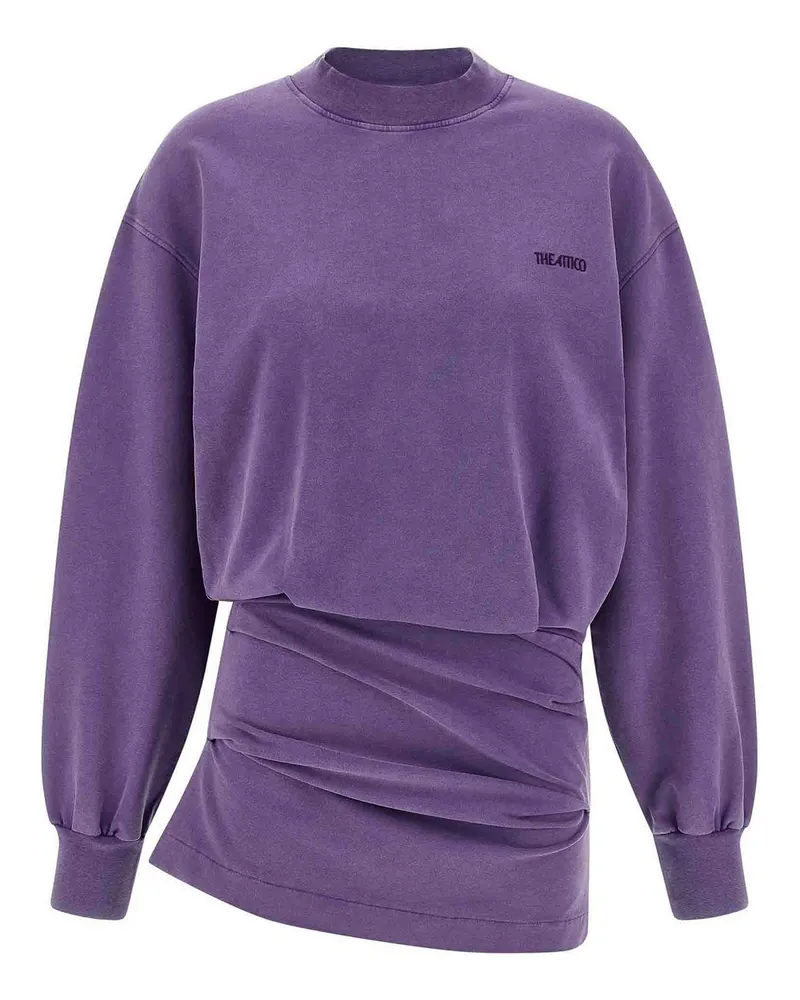 ATTICO Knielanges Kleid - Lila Lila