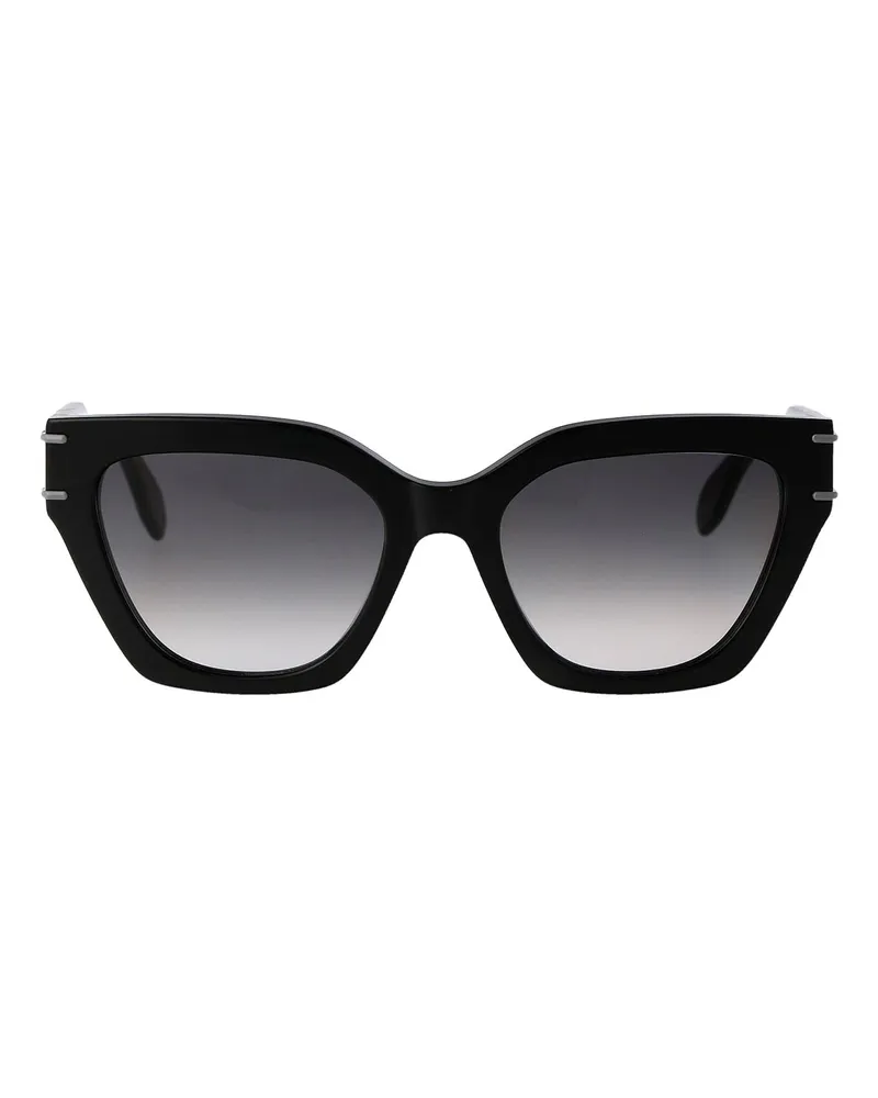 Alexander McQueen Sonnenbrille - Schwarz Schwarz