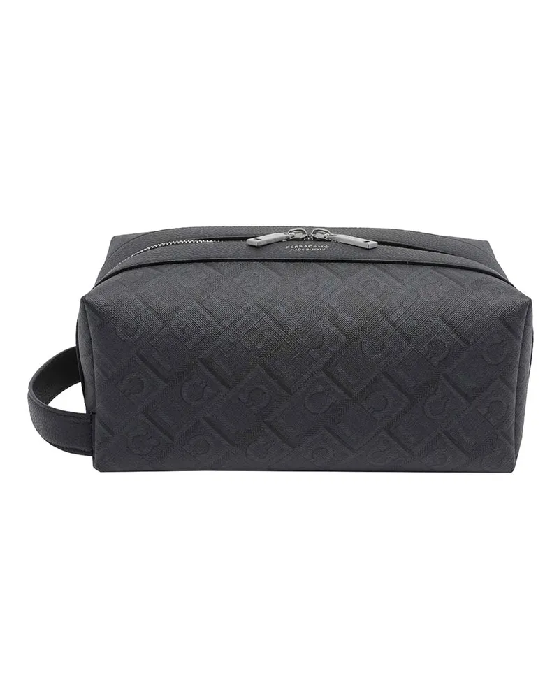 Ferragamo Clutch - Schwarz Schwarz