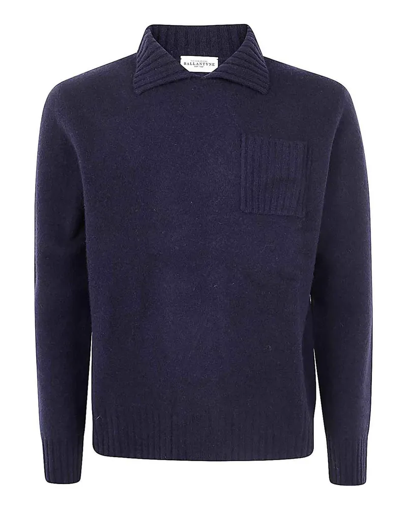 Ballantyne Rollkragenpullover - Blau Blau