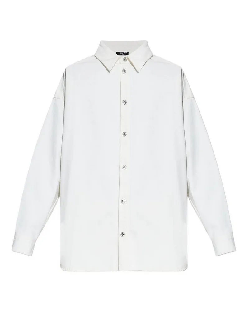 Balmain Hemd - Weiß Weiß
