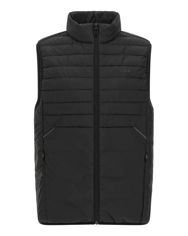 HUGO BOSS Weste - Schwarz Schwarz