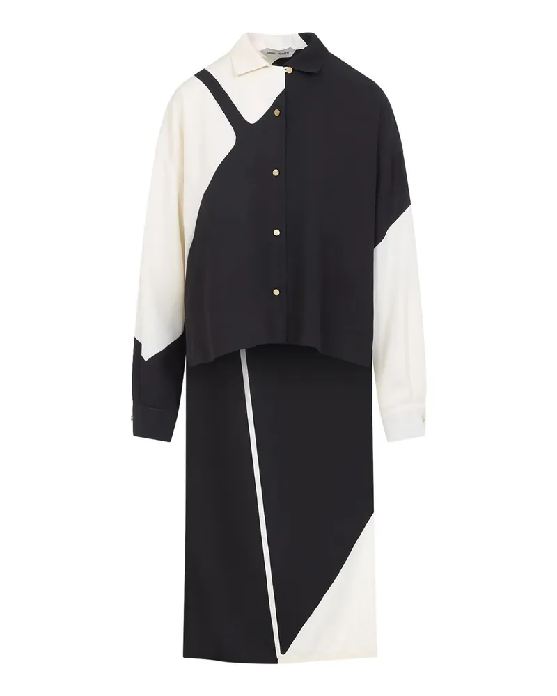 Alberta Ferretti Hemd - Schwarz Schwarz