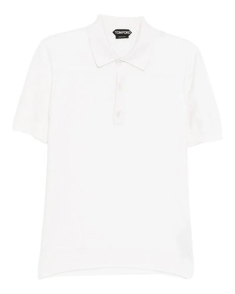 Tom Ford Poloshirt - Weiß Weiß