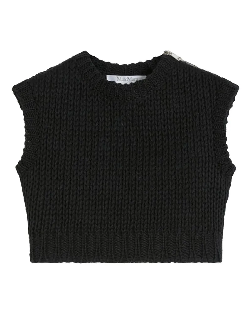 Max Mara Top - Schwarz Schwarz