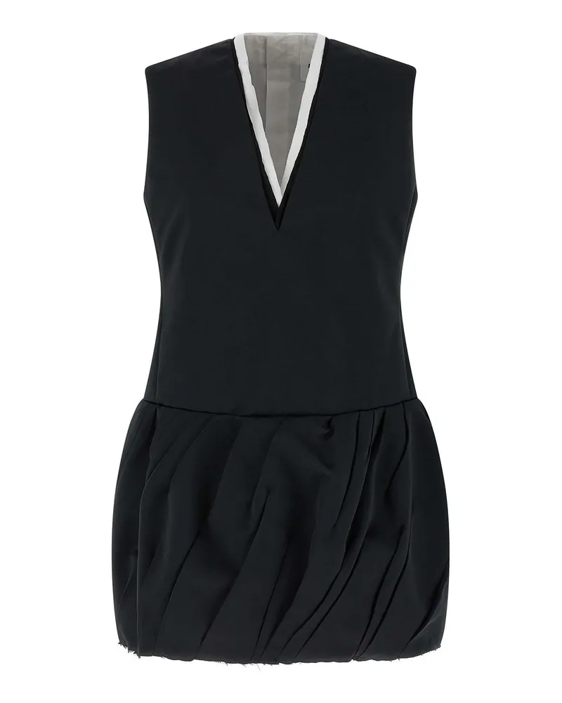 Jil Sander Knielanges Kleid - Schwarz Schwarz