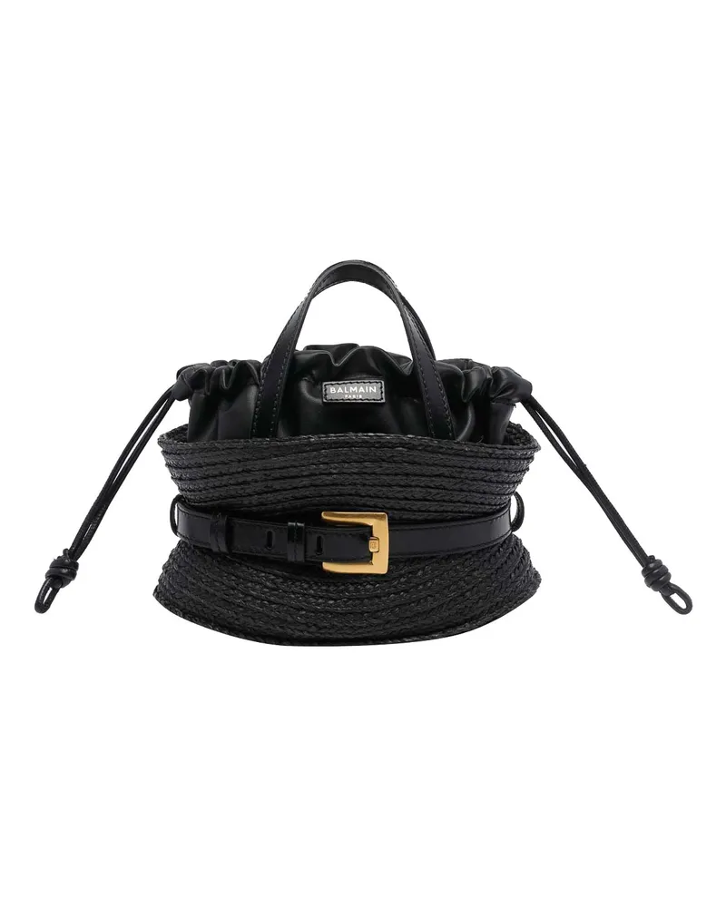 Balmain Schultertasche - Schwarz Schwarz
