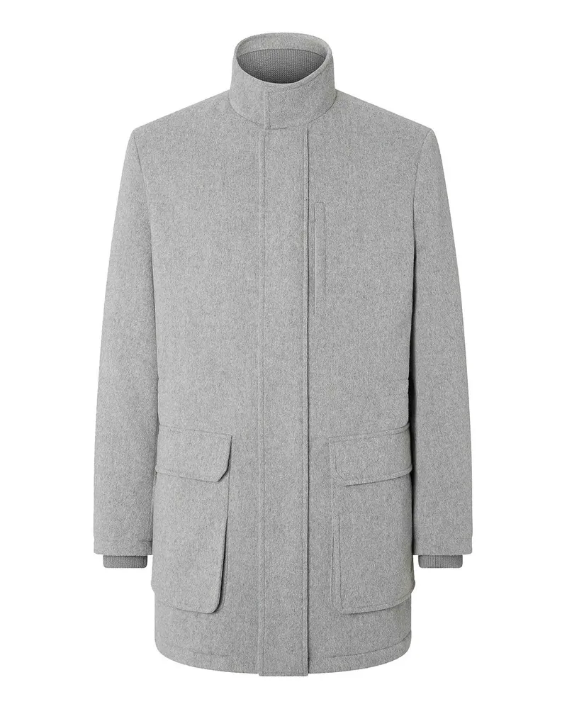 Corneliani Kurzer Mantel - Schwarz Schwarz