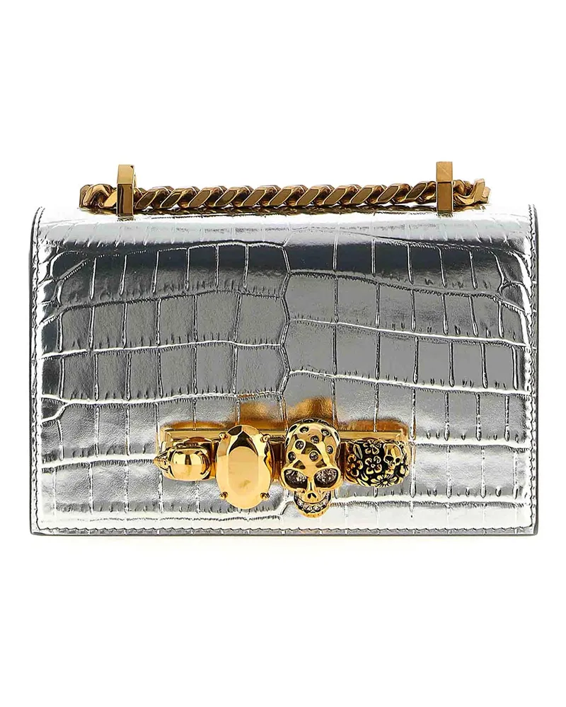 Alexander McQueen Umhängetasche - Silber Silber
