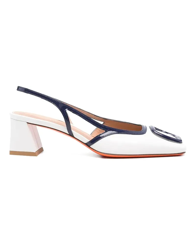 Santoni Sandalen - Weiß Weiß