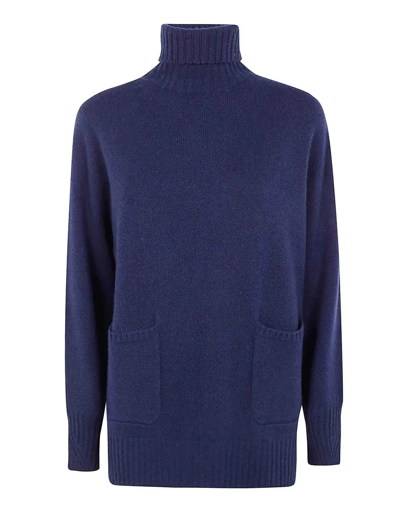 Drumohr  Rollkragenpullover - Blau Blau