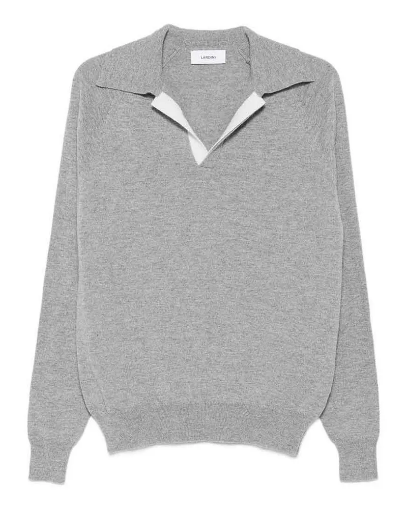 LARDINI Poloshirt - Grau Grau